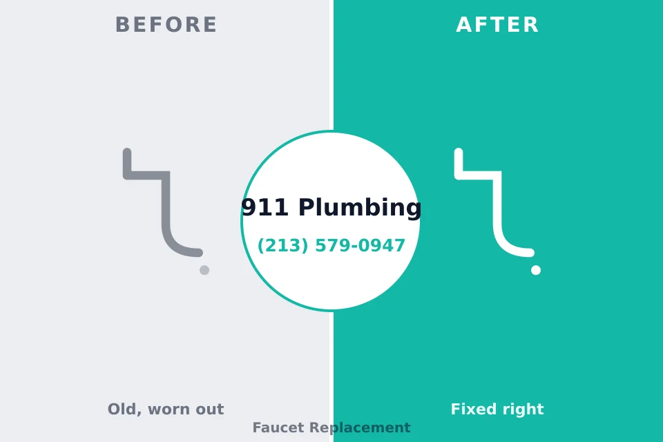 Before and after: plumbing repair Hohenwald, TN